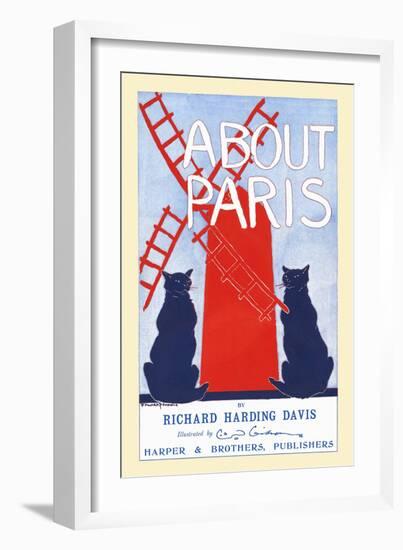 About Paris By Richard Harding Davis-Edward Penfield-Framed Art Print