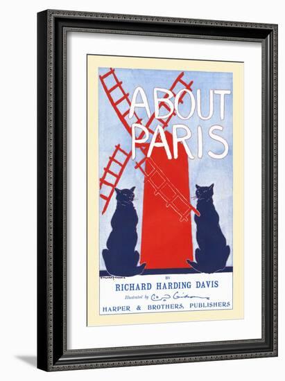 About Paris By Richard Harding Davis-Edward Penfield-Framed Art Print