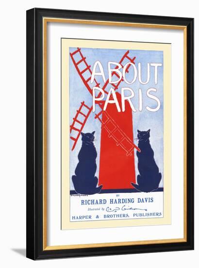 About Paris By Richard Harding Davis-Edward Penfield-Framed Art Print