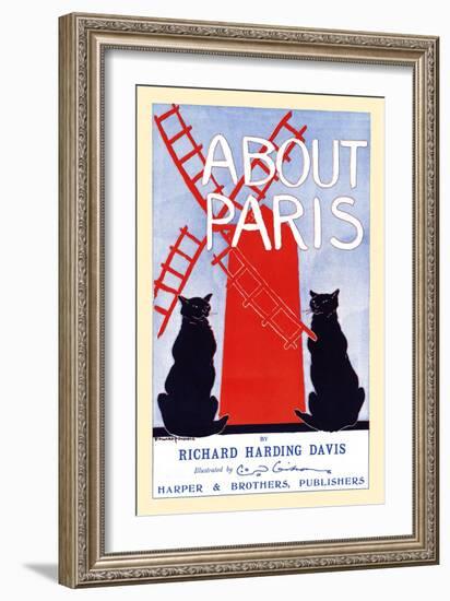 About Paris by Richard Harding Davis-Edward Penfield-Framed Art Print