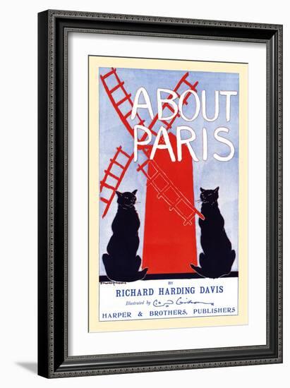 About Paris by Richard Harding Davis-Edward Penfield-Framed Art Print