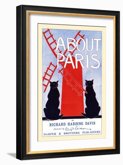 About Paris by Richard Harding Davis-Edward Penfield-Framed Art Print