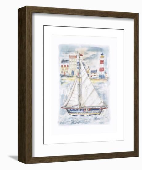 About to Sail-Jane Claire-Framed Art Print