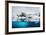 Above and Below Water View of Iceberg at Booth Island, Antarctica, Polar Regions-Michael Nolan-Framed Photographic Print