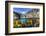 Above and Below Water View of Kelp in Hercules Bay, South Georgia, Polar Regions-Michael Nolan-Framed Photographic Print