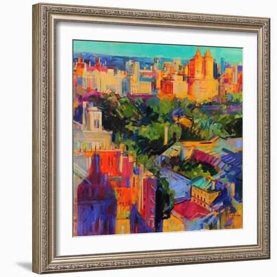 Above Central Park-Peter Graham-Framed Giclee Print