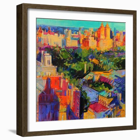 Above Central Park-Peter Graham-Framed Giclee Print