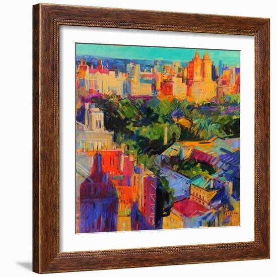 Above Central Park-Peter Graham-Framed Giclee Print