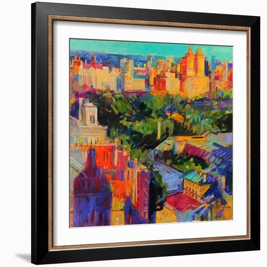 Above Central Park-Peter Graham-Framed Giclee Print