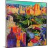 Above Central Park-Peter Graham-Mounted Giclee Print