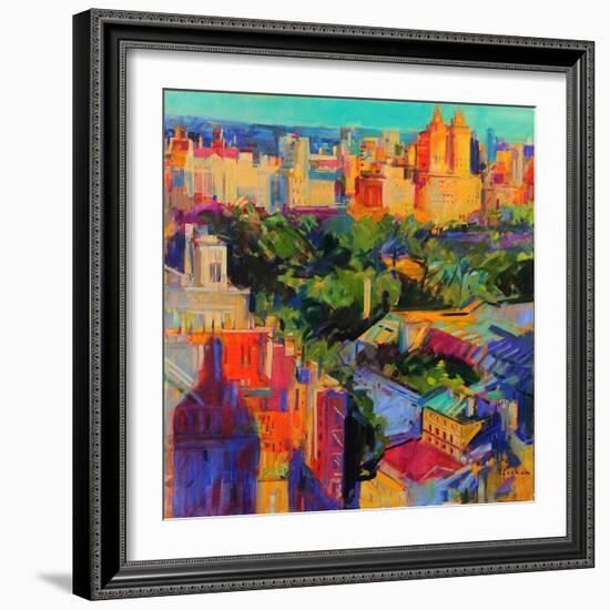 Above Central Park-Peter Graham-Framed Giclee Print