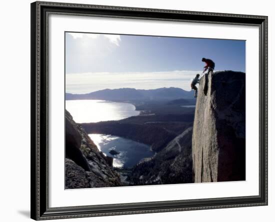 Above Emerald Bay, Lake Tahoe, California, USA-null-Framed Photographic Print