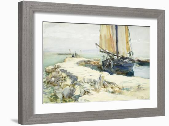 Above Lake Garda-John Singer Sargent-Framed Giclee Print