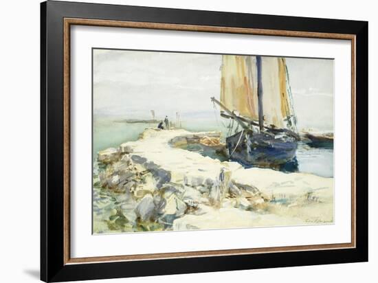 Above Lake Garda-John Singer Sargent-Framed Giclee Print