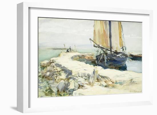 Above Lake Garda-John Singer Sargent-Framed Giclee Print