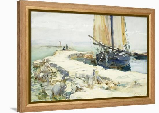 Above Lake Garda-John Singer Sargent-Framed Premier Image Canvas