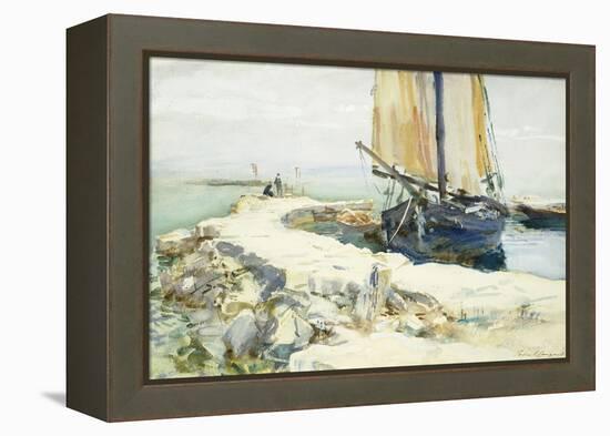 Above Lake Garda-John Singer Sargent-Framed Premier Image Canvas