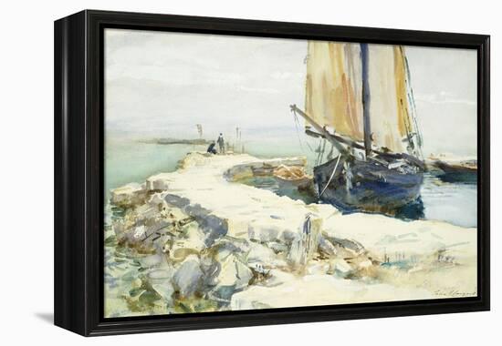 Above Lake Garda-John Singer Sargent-Framed Premier Image Canvas