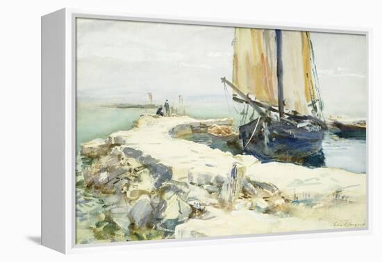 Above Lake Garda-John Singer Sargent-Framed Premier Image Canvas