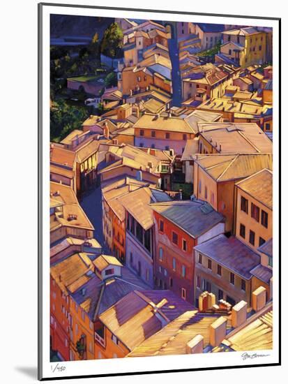 Above Siena-Tom Swimm-Mounted Limited Edition