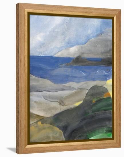 Above the Bay II-Albena Hristova-Framed Stretched Canvas