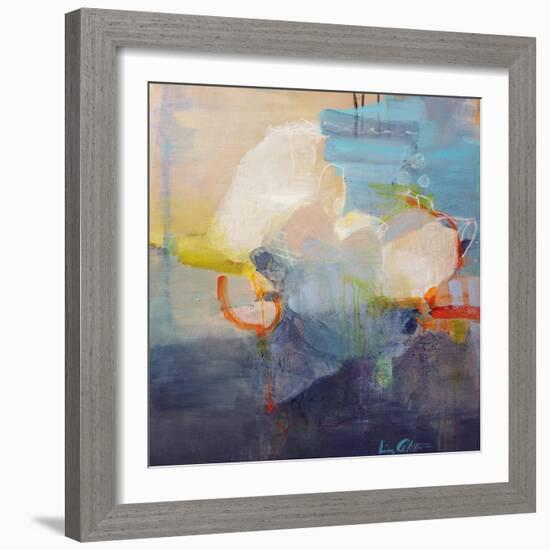 Above the Clouds-Lina Alattar-Framed Art Print