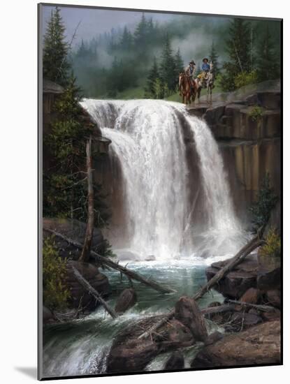 Above the Falls-Jack Sorenson-Mounted Art Print