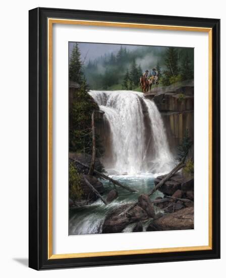 Above the Falls-Jack Sorenson-Framed Art Print