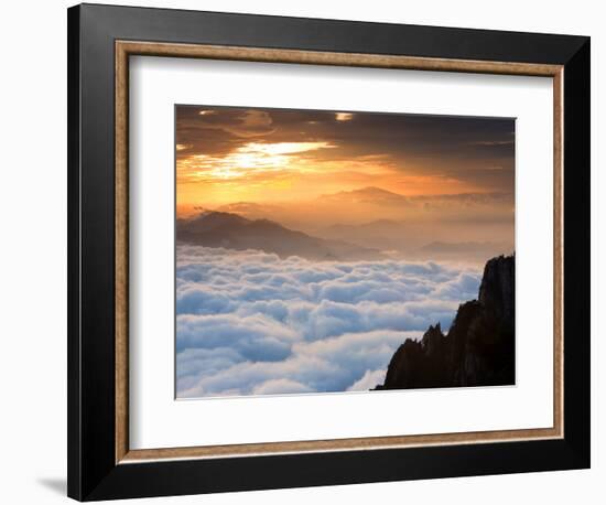 Above the Horizon-Art Wolfe-Framed Photographic Print