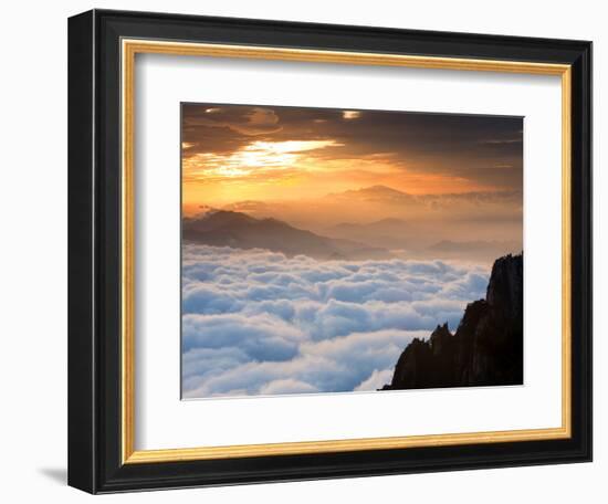 Above the Horizon-Art Wolfe-Framed Photographic Print