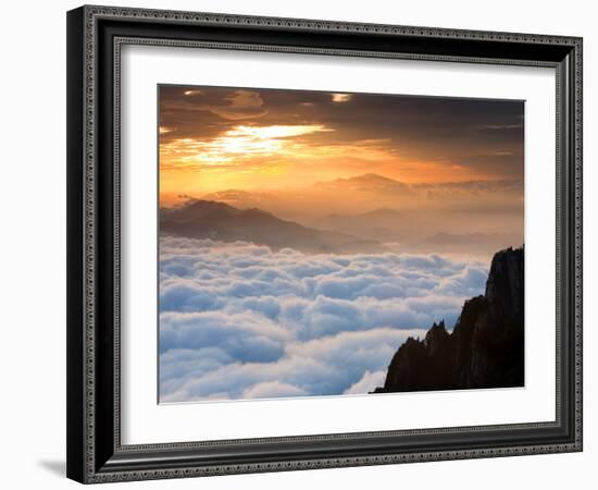 Above the Horizon-Art Wolfe-Framed Photographic Print