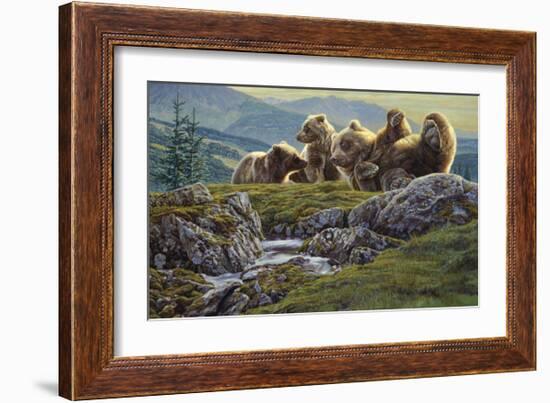 Above the Ridge-Kalon Baughan-Framed Art Print