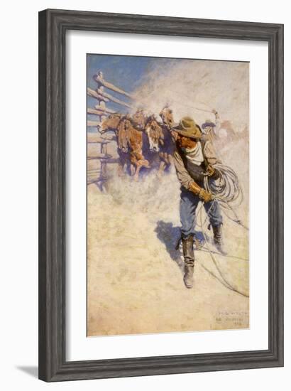 Above the Sea of Round, 1904-Newell Convers Wyeth-Framed Giclee Print