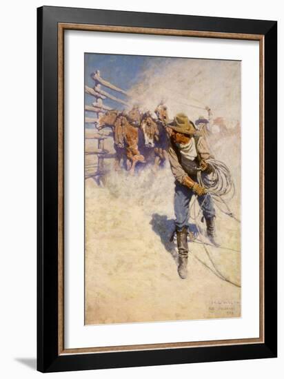 Above the Sea of Round, 1904-Newell Convers Wyeth-Framed Giclee Print