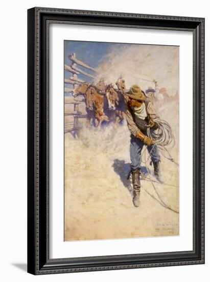 Above the Sea of Round, 1904-Newell Convers Wyeth-Framed Giclee Print