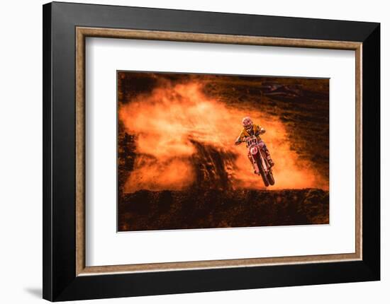 Above-null-Framed Art Print