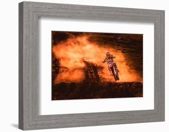 Above-null-Framed Art Print