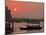 Abra Water Taxi, Dubai Creek at Sunset, Bur Dubai, Dubai, United Arab Emirates, Middle East-Neale Clark-Mounted Photographic Print