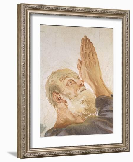 Abraham and Angels-Giambattista Tiepolo-Framed Giclee Print