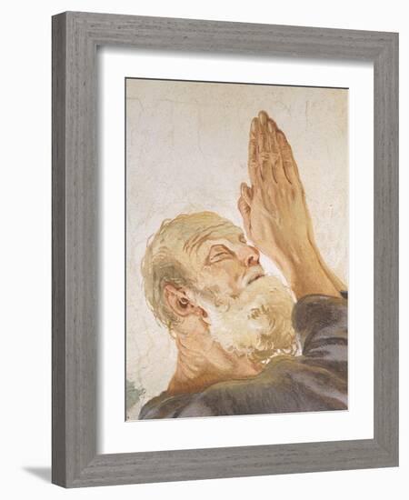 Abraham and Angels-Giambattista Tiepolo-Framed Giclee Print