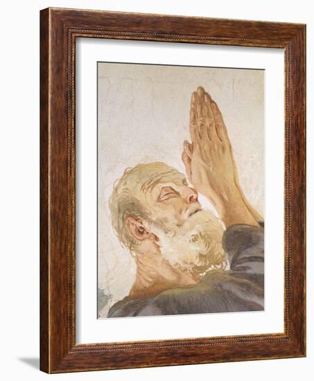 Abraham and Angels-Giambattista Tiepolo-Framed Giclee Print