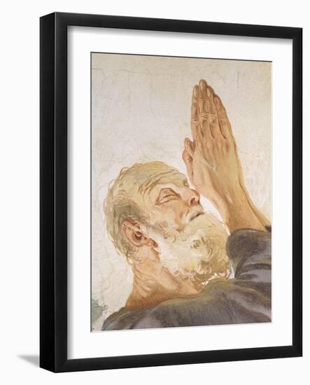 Abraham and Angels-Giambattista Tiepolo-Framed Giclee Print