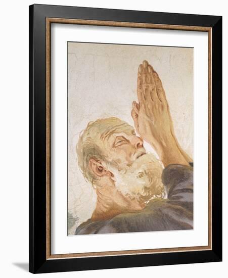 Abraham and Angels-Giambattista Tiepolo-Framed Giclee Print