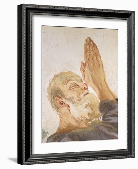 Abraham and Angels-Giambattista Tiepolo-Framed Giclee Print