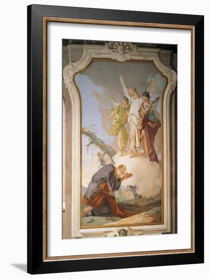 Abraham and Angels-Giovanni Battista Tiepolo-Framed Giclee Print