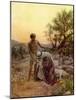 Abraham and Isaac at Mount Moriah - Bible-William Brassey Hole-Mounted Giclee Print