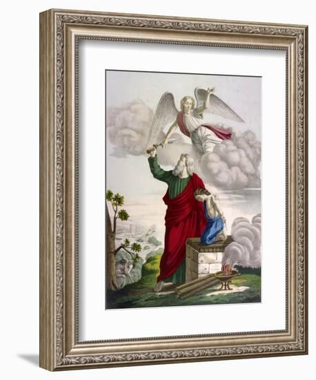 Abraham and Isaac-null-Framed Art Print