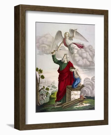 Abraham and Isaac-null-Framed Art Print