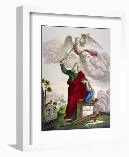 Abraham and Isaac-null-Framed Art Print