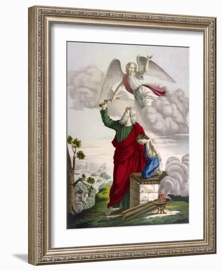 Abraham and Isaac-null-Framed Art Print